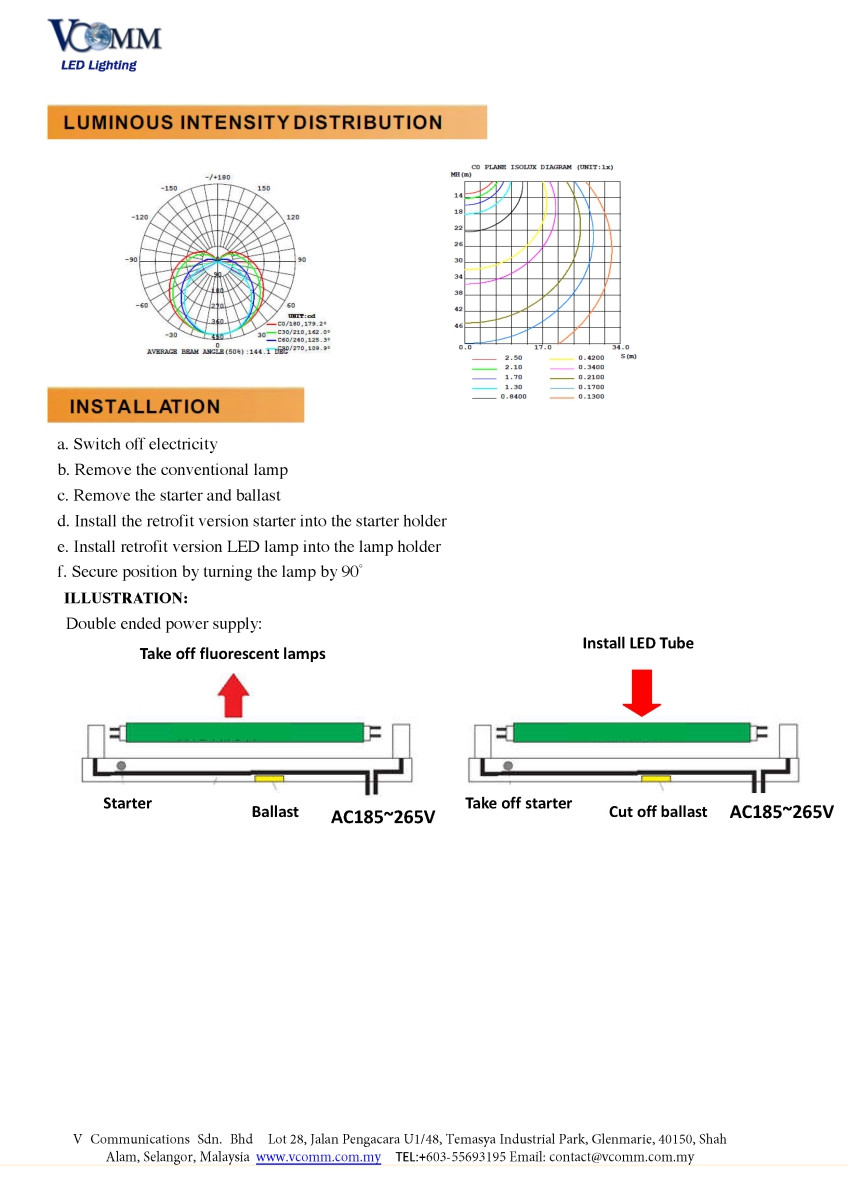 T8 6-15w_Page_2.jpg - LED T8 Tube LRG-Series///LED T8 Tube LRG-Series | https://vcommlight.com